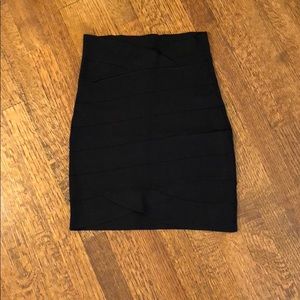 Black Bandage Skirt